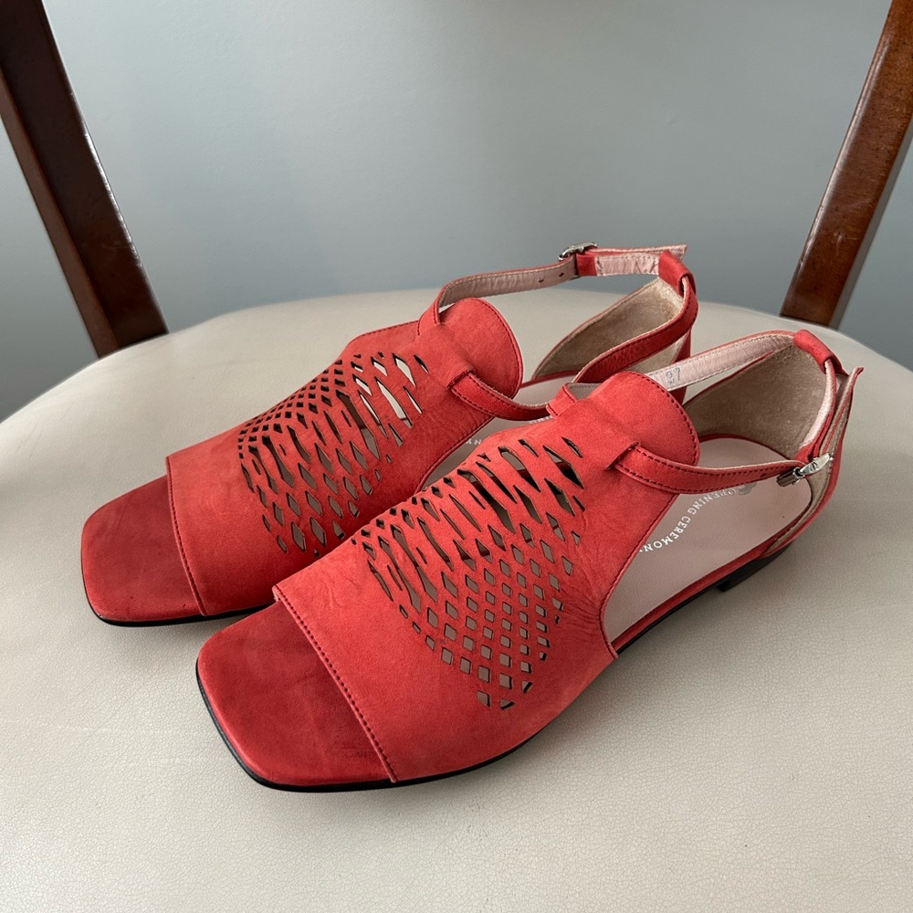 Opening Ceremony perforated flat sandals